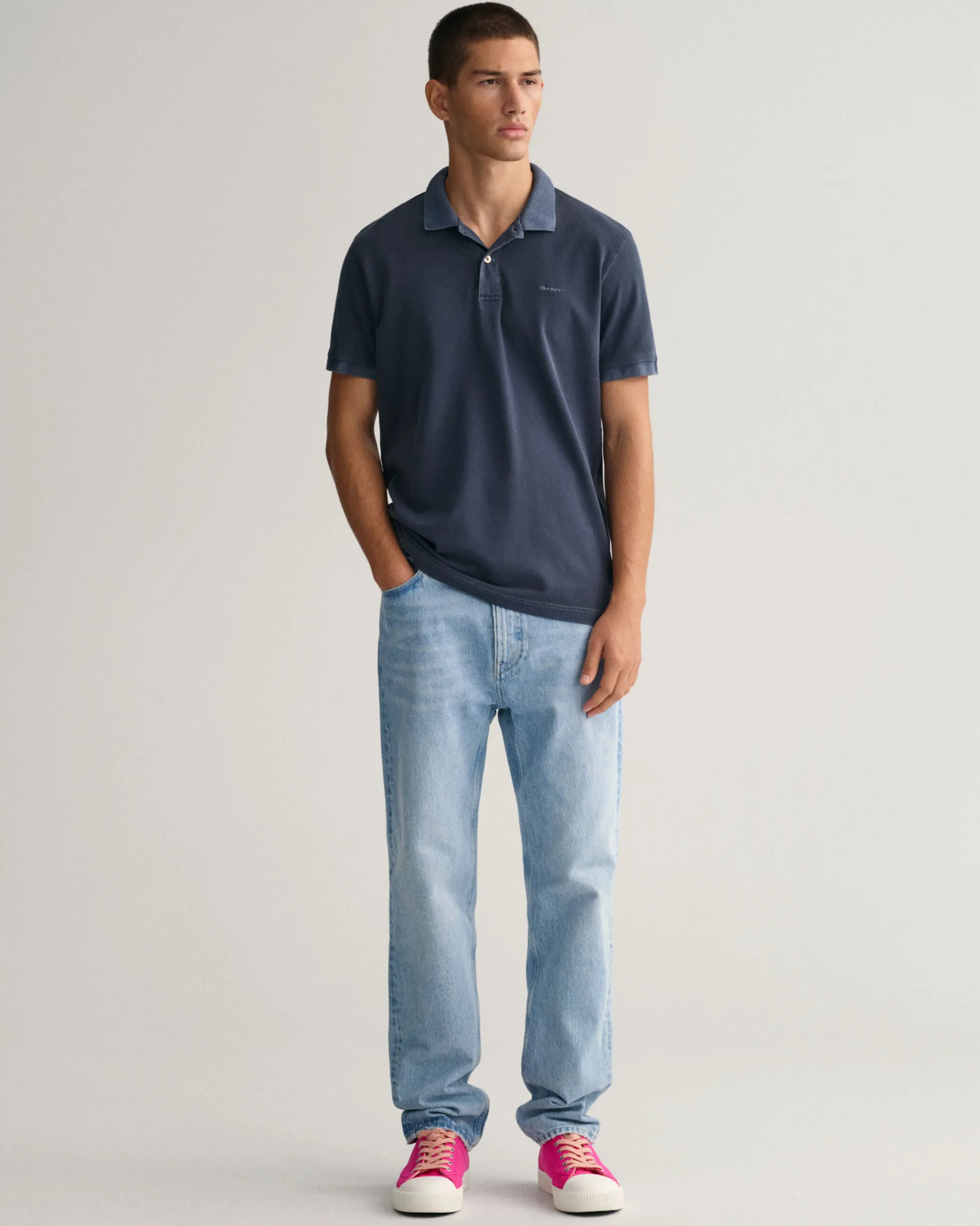 Sunfaded Piqué Polo Shirt