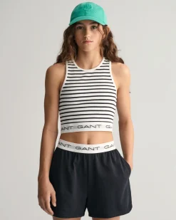 Teen Girls Striped Rib Tank Top