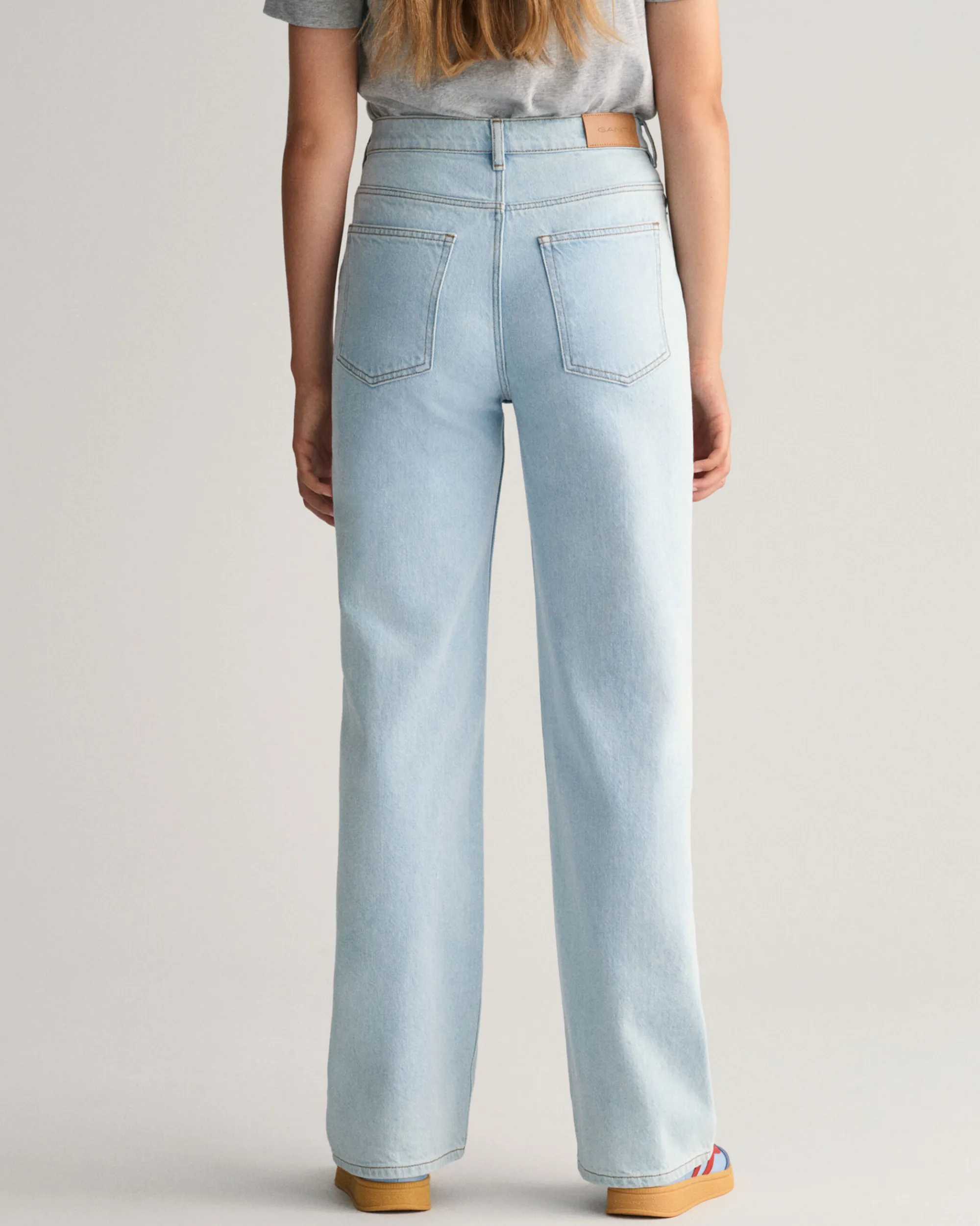 Teen Girls Wide Leg Jeans