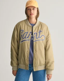 Teens Script Graphic Varsity Jacket