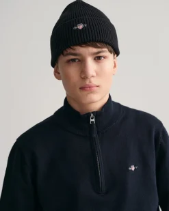 Teens Shield Cotton Half-Zip Sweater