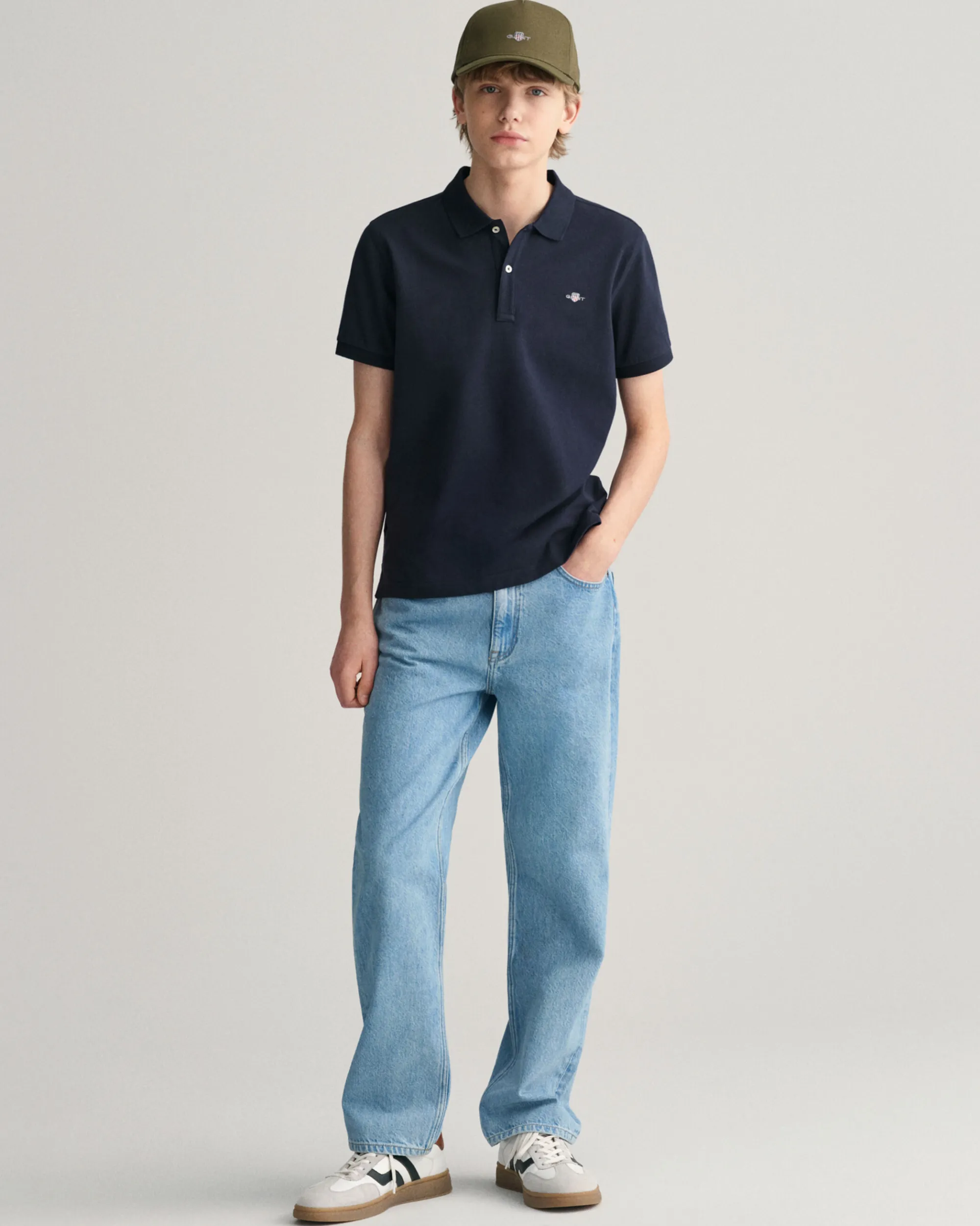 Teens Shield Piqué Polo Shirt
