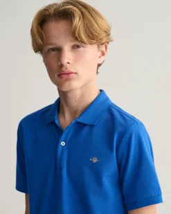 Teens Shield Piqué Polo Shirt