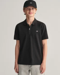 Teens Shield Piqué Polo Shirt