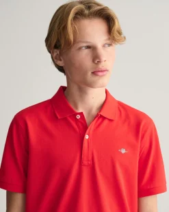 Teens Shield Piqué Polo Shirt