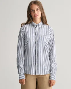 Teens Shield Striped Poplin Shirt