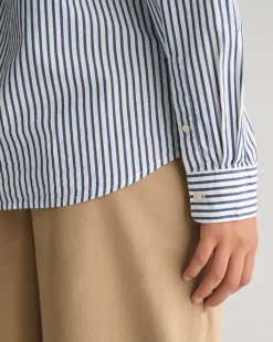 Teens Shield Striped Poplin Shirt
