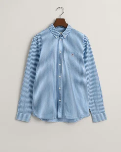 Teens Shield Striped Poplin Shirt
