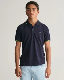 Teens Tipped Piqué Polo Shirt