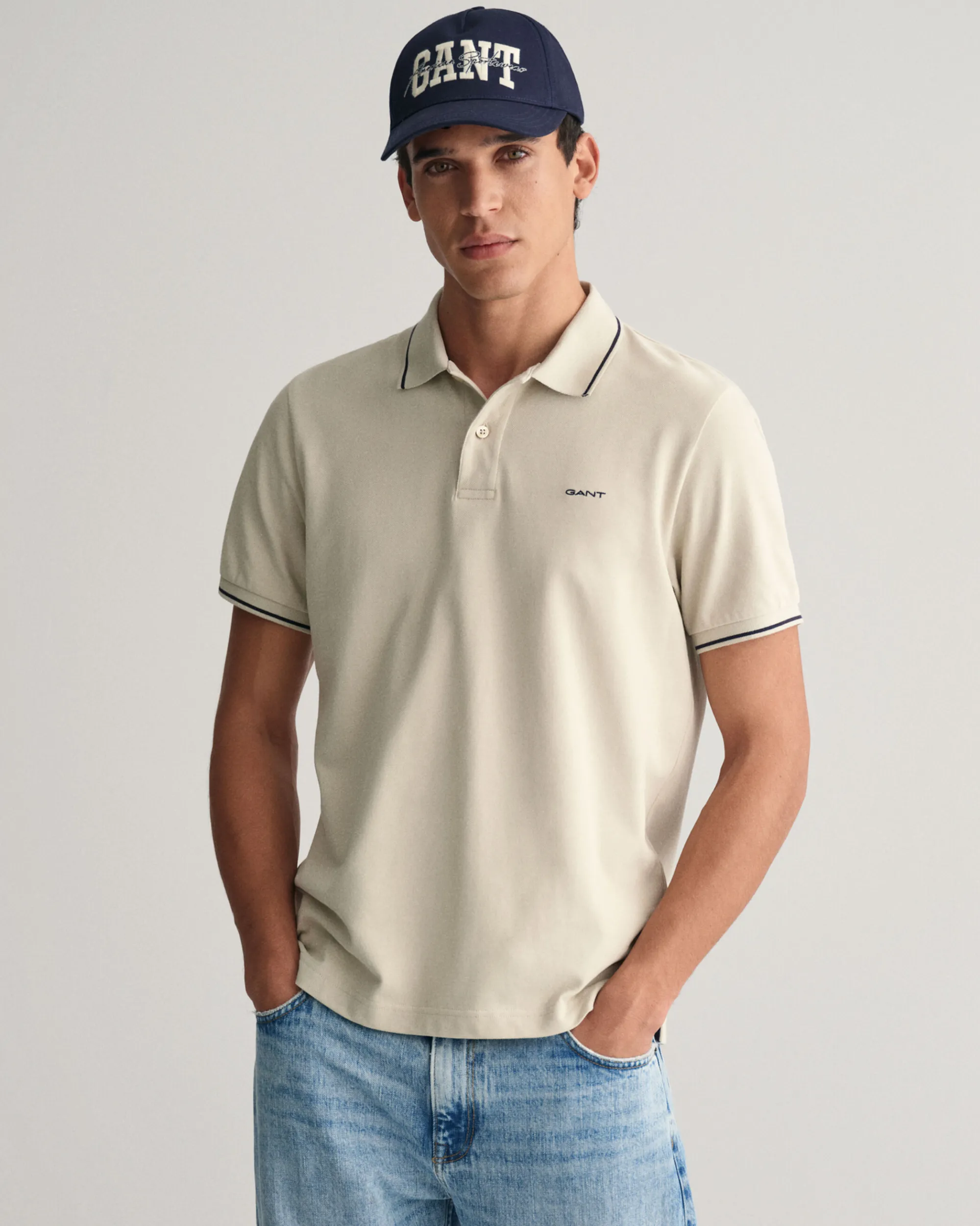 Tipped Piqué Polo Shirt