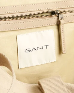 Tonal Shield Canvas Tote Bag