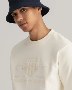 Tonal Shield Crew Neck Sweatshirt