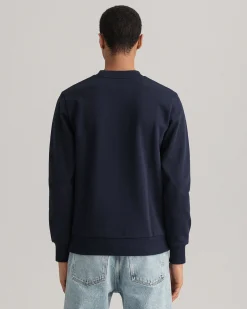 Tonal Shield Crew Neck Sweatshirt