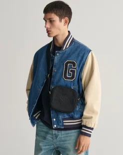 Tonal Shield Crossbody Bag