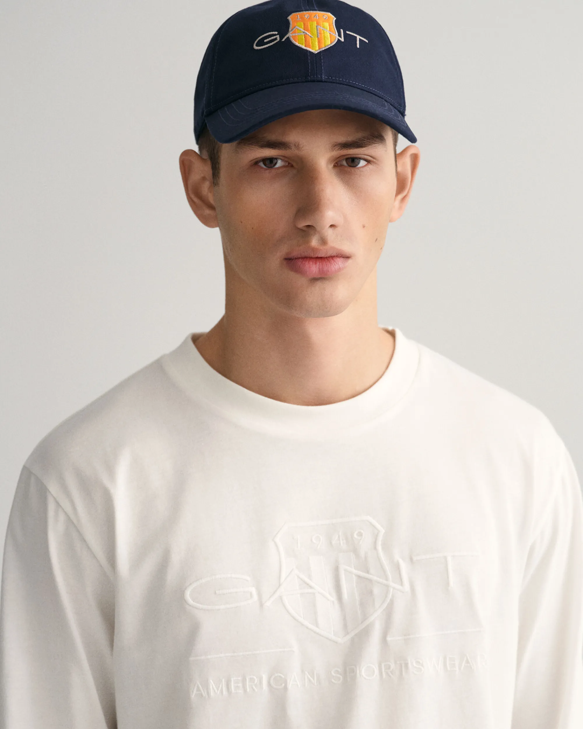 Tonal Shield Long Sleeve T-Shirt