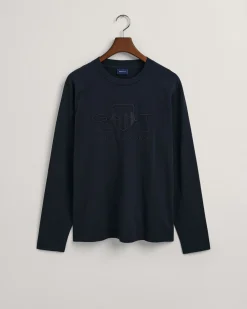 Tonal Shield Long Sleeve T-Shirt