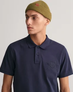 Tonal Shield Polo Shirt