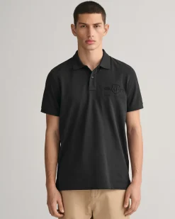 Tonal Shield Polo Shirt