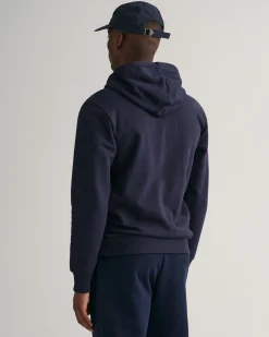Tonal Shield Zip Hoodie