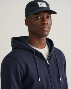 Tonal Shield Zip Hoodie