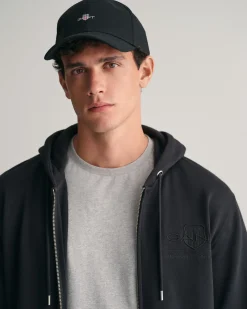 Tonal Shield Zip Hoodie