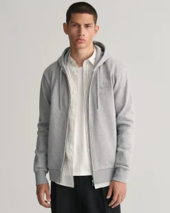 Tonal Shield Zip Hoodie