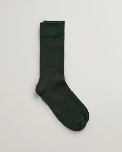 Two Color Ribbed Socks