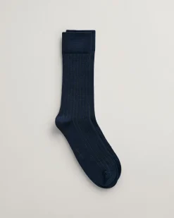 Two Color Ribbed Socks